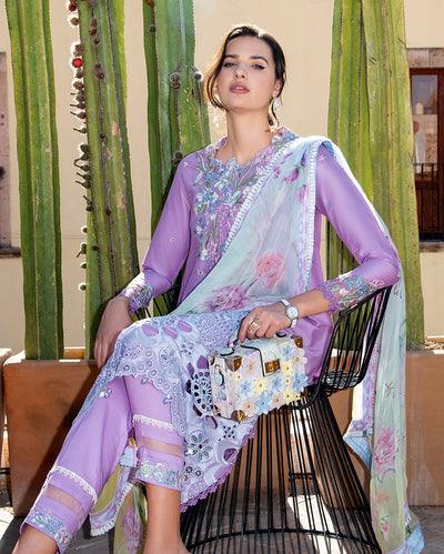 Mushq | Odyssey Lawn 26 | Ailyn-Brand:Mushq-Type:Ladies Clothes-Lavender-Lawn-House of Maryam- Buy in UK, USA