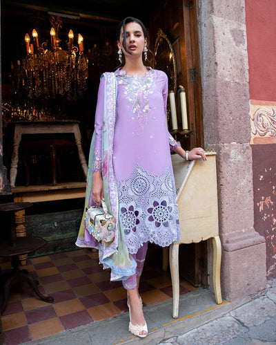 Mushq | Odyssey Lawn 26 | Ailyn-Brand:Mushq-Type:Ladies Clothes-Lavender-Lawn-House of Maryam- Buy in UK, USA