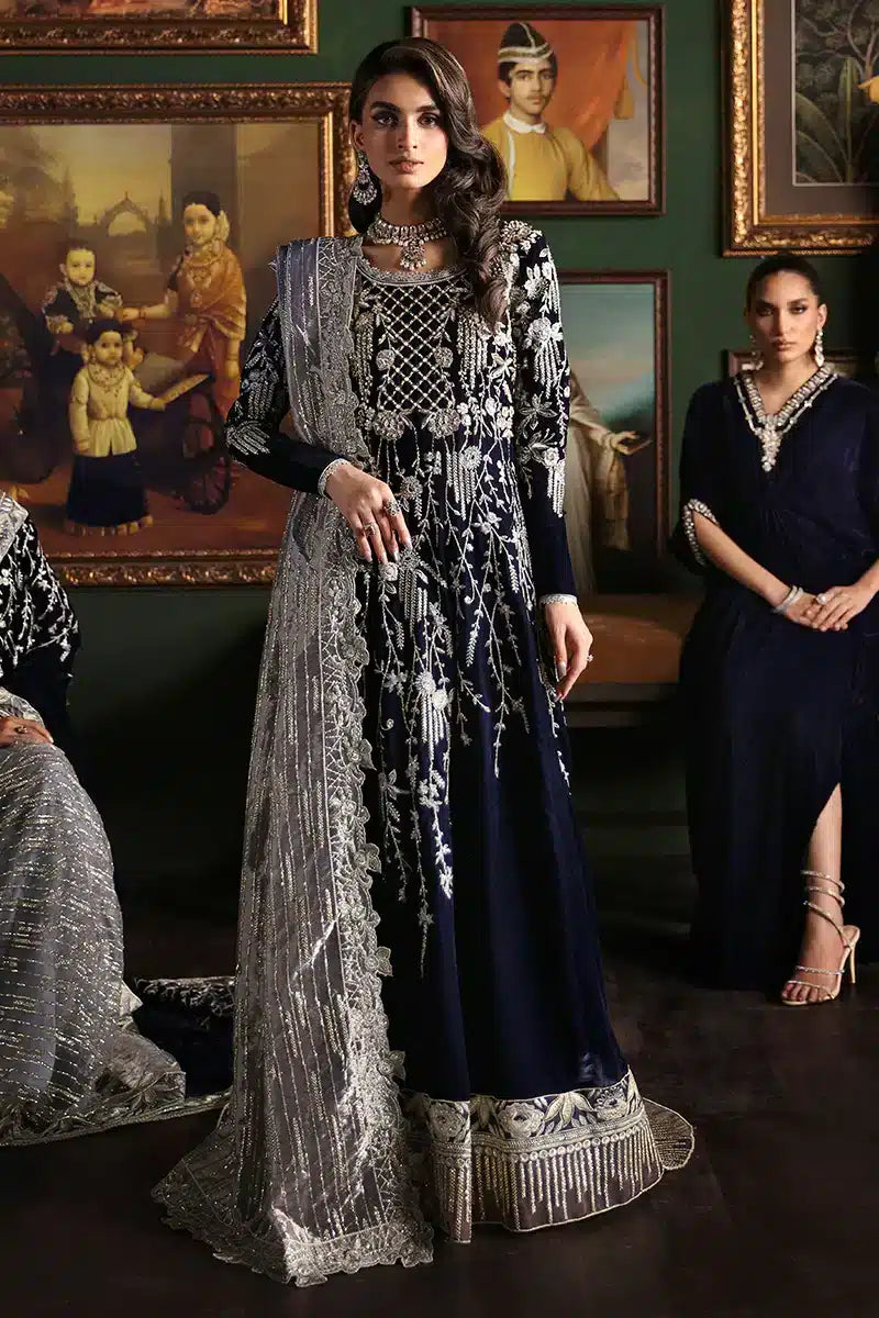 Mushq | Niloufer Velvet Edit 23 | Yasmin by Designer Mushq - House of Maryam - Pakistani Designer Ethnic Wear in {{ shop.shopifyCountryName }}