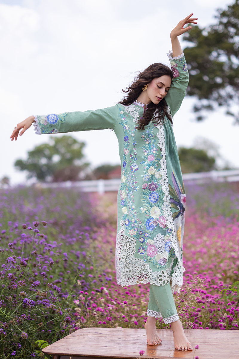 Mushq | Hemline The Secret Garden | BRIMSTONE by Designer Mushq - House of Maryam - Pakistani Designer Ethnic Wear in {{ shop.shopifyCountryName }}