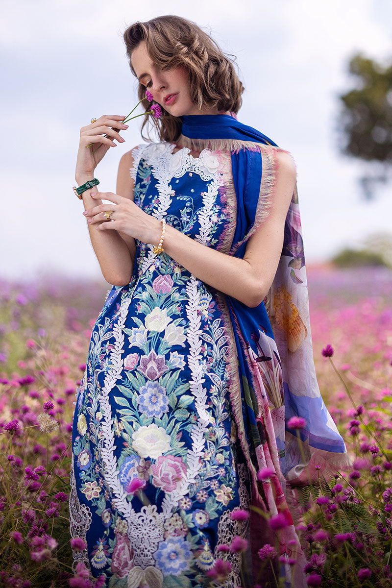 Mushq | Hemline The Secret Garden | BLUE MORPHO -  Mushq Luxury - Original Designer Dress - House of Maryam
