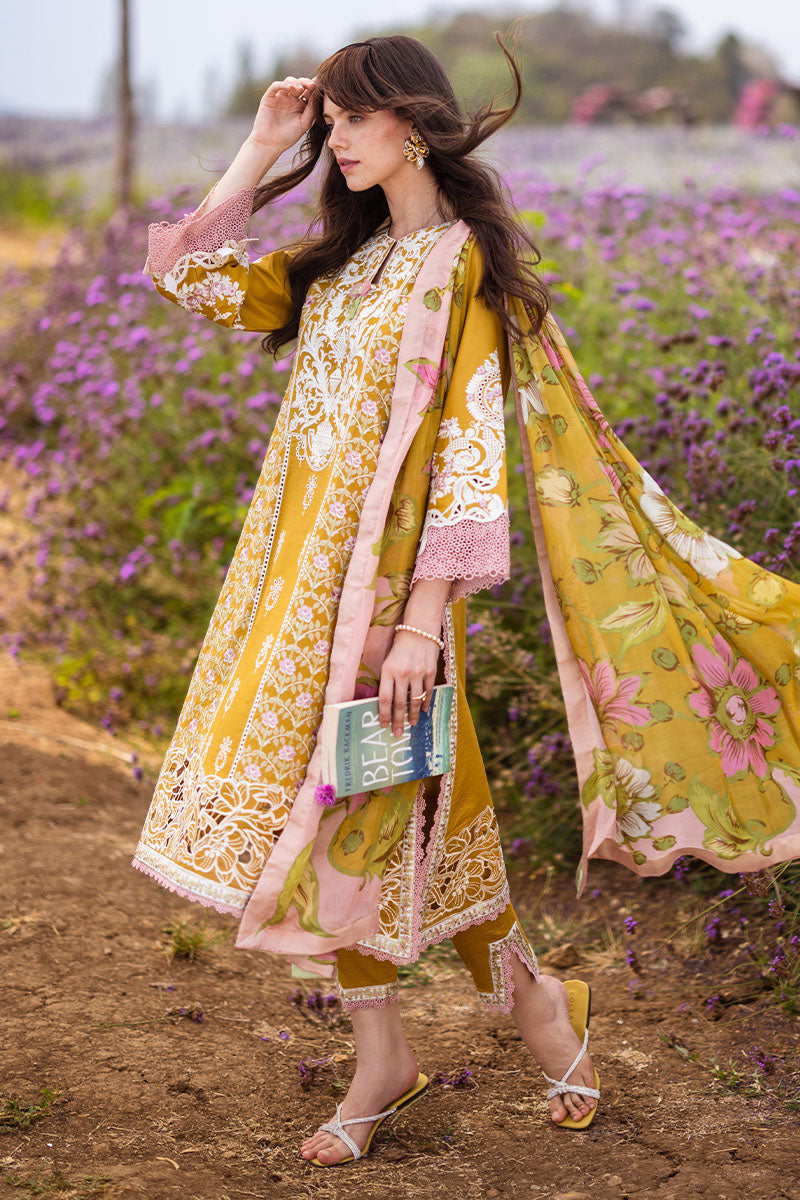 Mushq | Hemline The Secret Garden | WHISPERING PETALS by Designer Mushq - House of Maryam - Pakistani Designer Ethnic Wear in {{ shop.shopifyCountryName }}