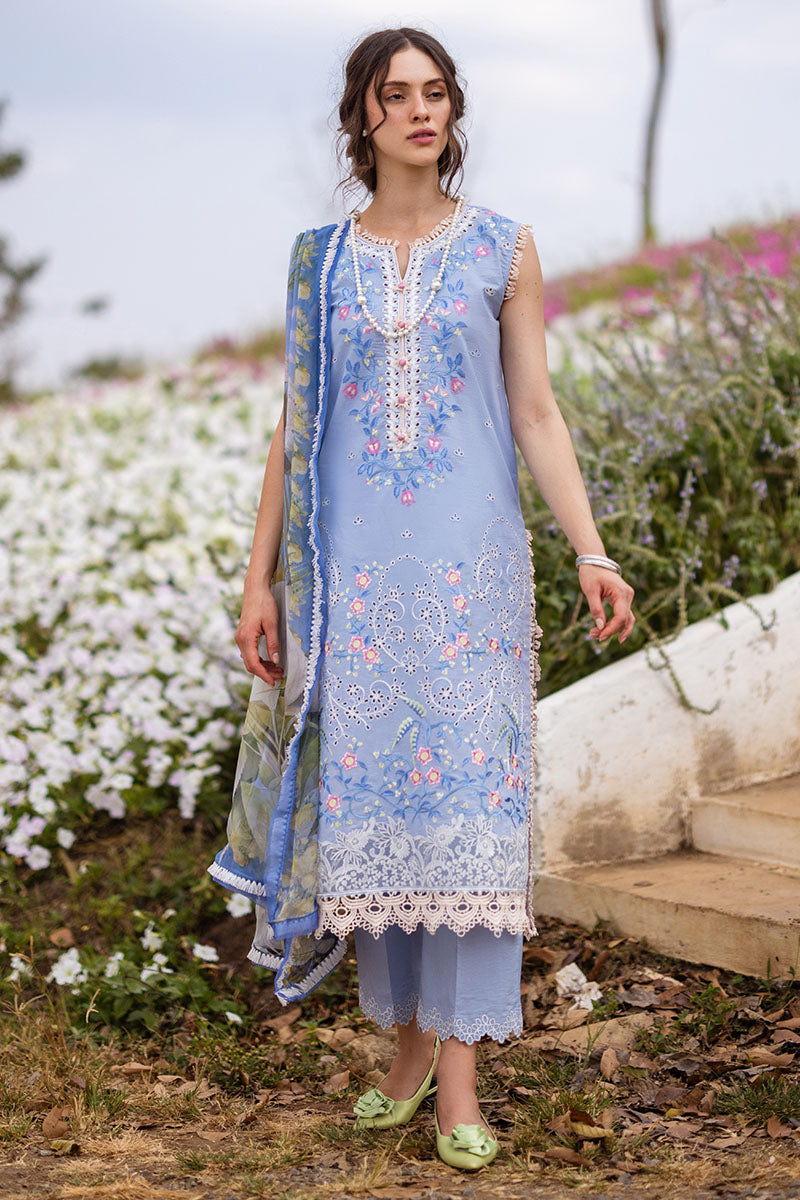 Mushq | Hemline The Secret Garden | MYOSOTIS by Designer Mushq - House of Maryam - Pakistani Designer Ethnic Wear in {{ shop.shopifyCountryName }}