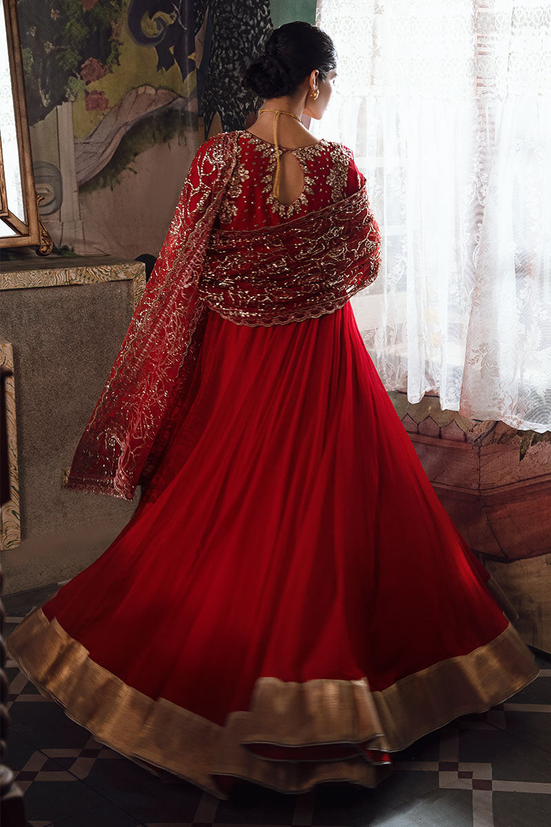Mushq | Irha Kalidaar Chiffon Pret | RAYA -  Mushq Formal - Original Designer Dress - House of Maryam
