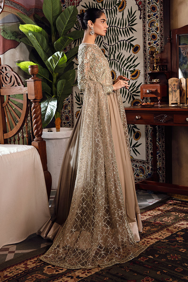 Mushq | Irha Kalidaar Chiffon Pret | HAZEL -  Mushq Formal - Original Designer Dress - House of Maryam