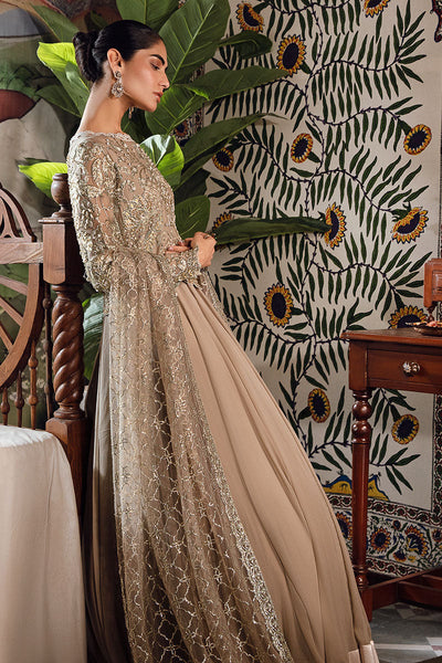 Mushq | Irha Kalidaar Chiffon Pret | HAZEL -  Mushq Formal - Original Designer Dress - House of Maryam