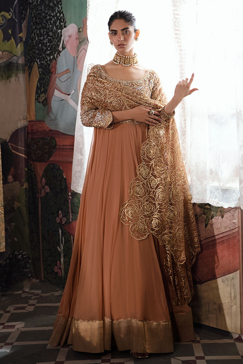 Mushq | Irha Kalidaar Chiffon Pret | CIEL -  Mushq Formal - Original Designer Dress - House of Maryam