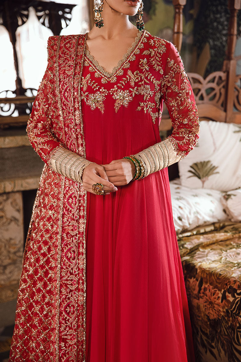 Mushq | Irha Kalidaar Chiffon Pret | MALIAH -  Mushq Formal - Original Designer Dress - House of Maryam