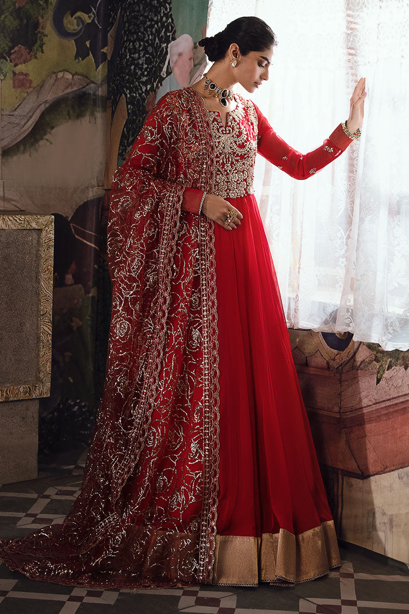 Mushq | Irha Kalidaar Chiffon Pret | RAYA -  Mushq Formal - Original Designer Dress - House of Maryam