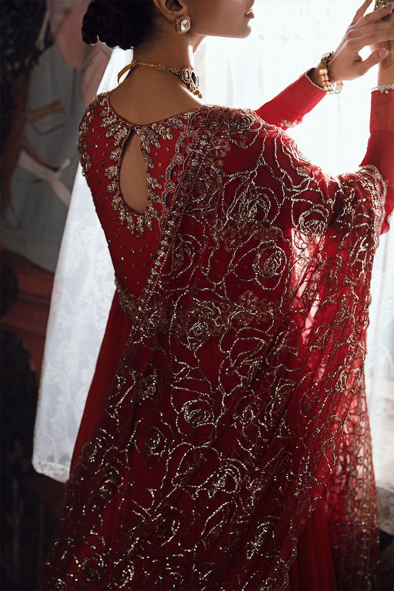 Mushq | Irha Kalidaar Chiffon Pret | RAYA -  Mushq Formal - Original Designer Dress - House of Maryam