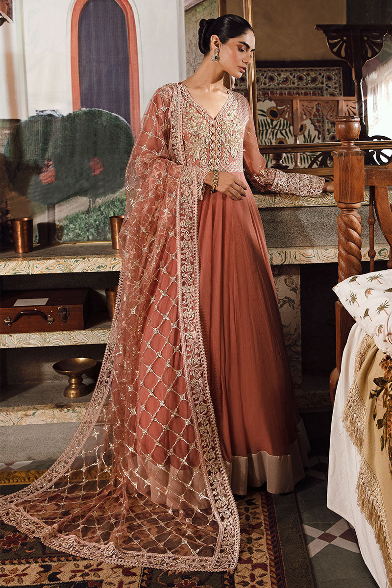 Mushq | Irha Kalidaar Chiffon Pret | AYLA -  Mushq Formal - Original Designer Dress - House of Maryam