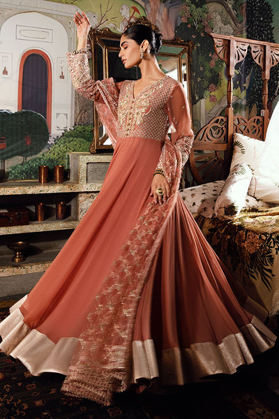 Mushq | Irha Kalidaar Chiffon Pret | AYLA -  Mushq Formal - Original Designer Dress - House of Maryam