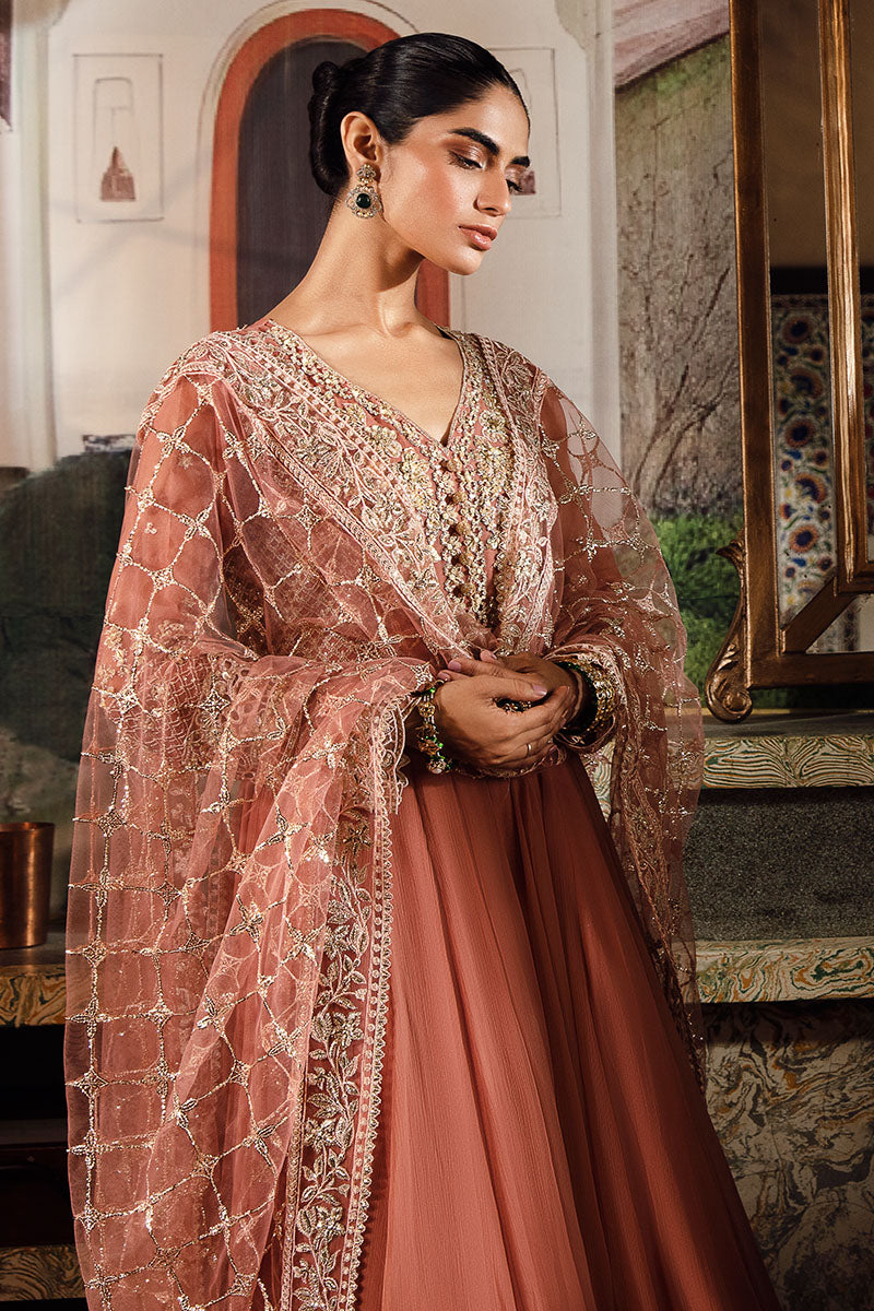 Mushq | Irha Kalidaar Chiffon Pret | AYLA -  Mushq Formal - Original Designer Dress - House of Maryam
