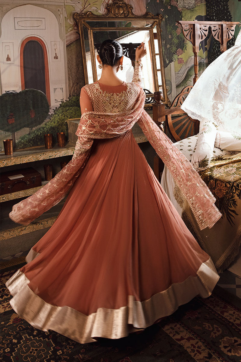 Mushq | Irha Kalidaar Chiffon Pret | AYLA -  Mushq Formal - Original Designer Dress - House of Maryam