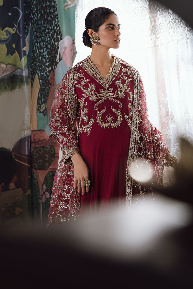 Mushq | Irha Kalidaar Chiffon Pret | NYRA -  Mushq Formal - Original Designer Dress - House of Maryam