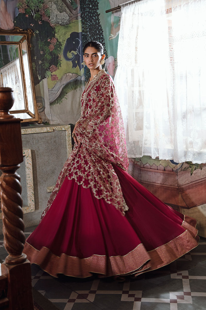 Mushq | Irha Kalidaar Chiffon Pret | NYRA -  Mushq Formal - Original Designer Dress - House of Maryam
