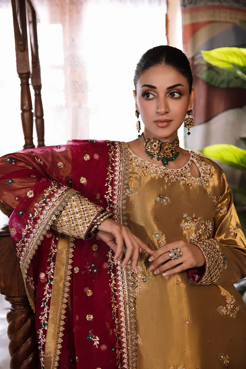 Mushq | Sunehri Anmol Edit | Zaisha -  Mushq Bridal - Original Designer Dress - House of Maryam