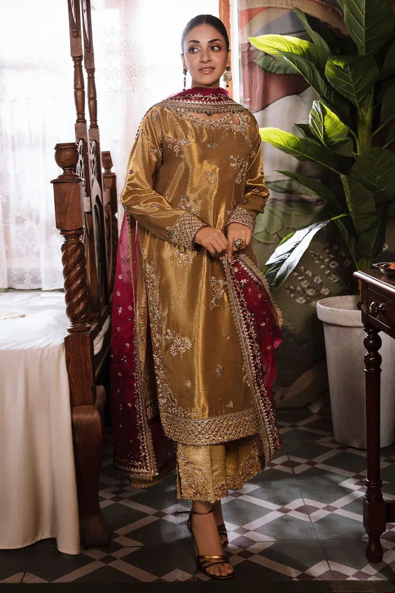 Mushq | Sunehri Anmol Edit | Zaisha -  Mushq Bridal - Original Designer Dress - House of Maryam