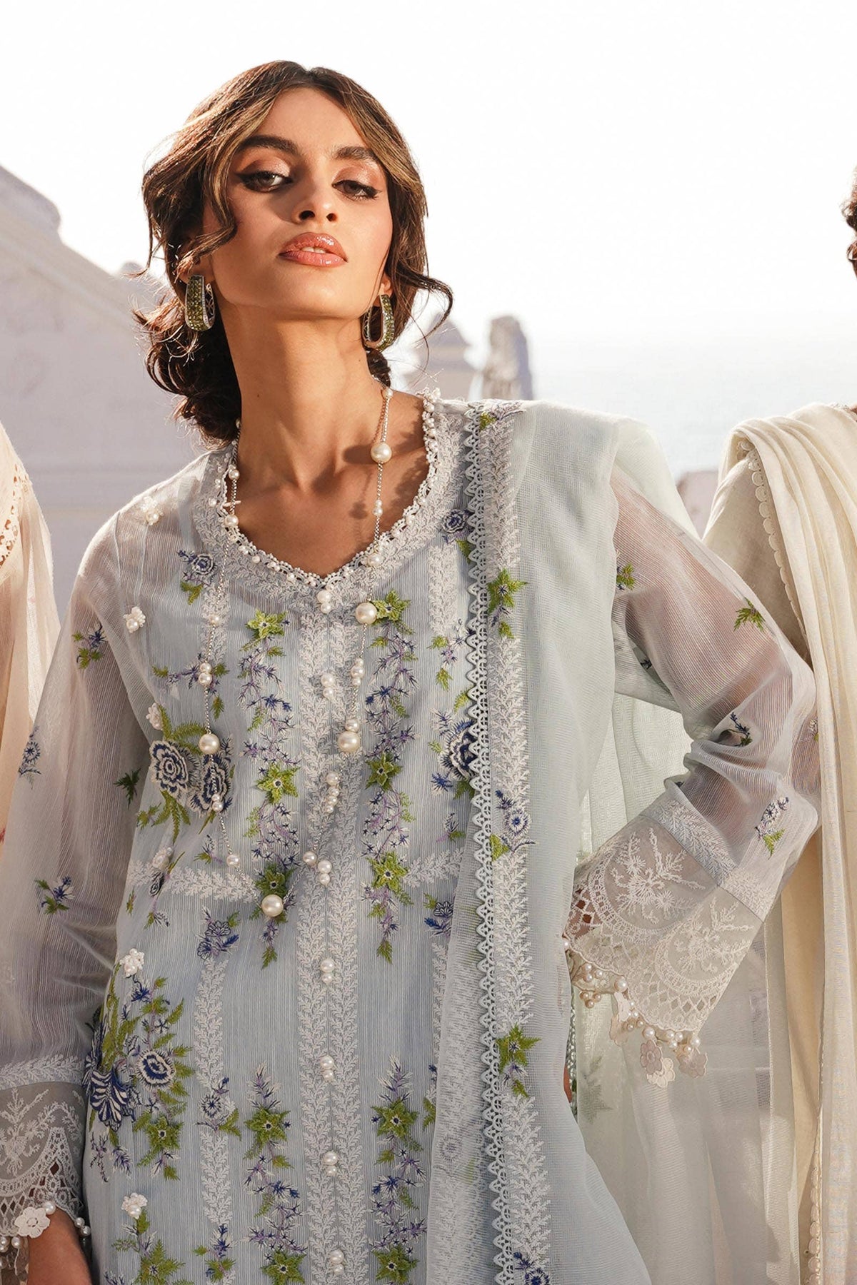 Sana Safinaz | Muzlin Spring 24 | M241-001B-CX -  Sana Safinaz Luxury - Original Designer Dress - House of Maryam