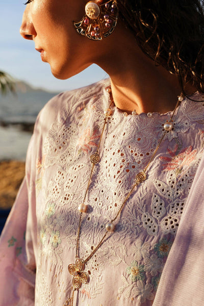 Sana Safinaz | Muzlin Spring 24 | M241-009B-DF -  Sana Safinaz Luxury - Original Designer Dress - House of Maryam