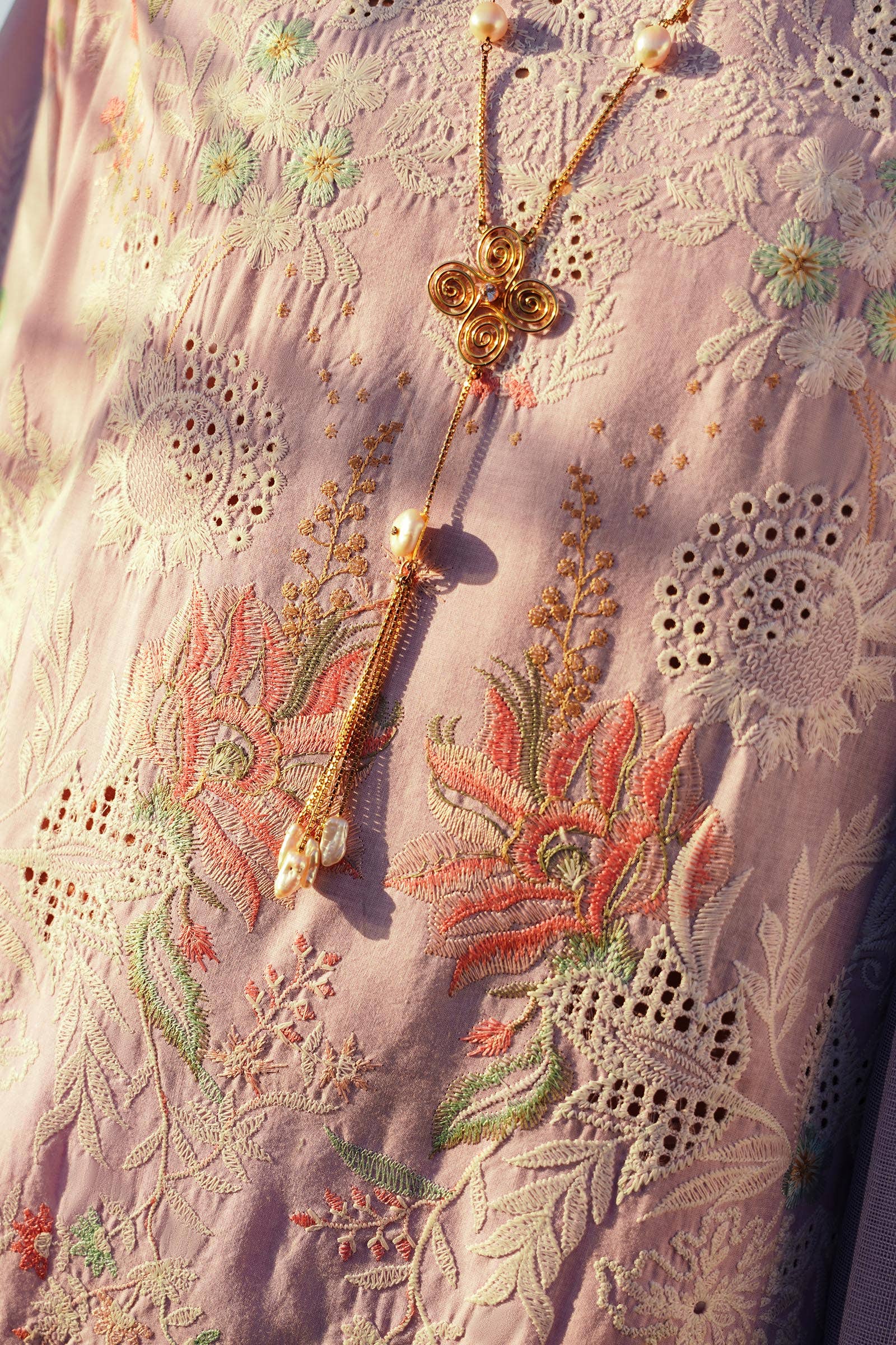 Sana Safinaz | Muzlin Spring 24 | M241-009B-DF -  Sana Safinaz Luxury -  House of Maryam