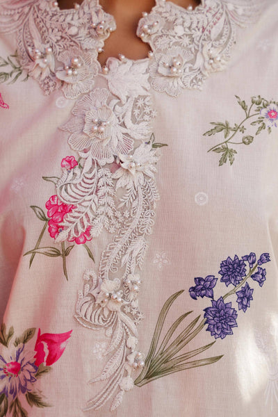Sana Safinaz | Muzlin Spring 24 | M241-011A-CW -  Sana Safinaz Luxury - Original Designer Dress - House of Maryam
