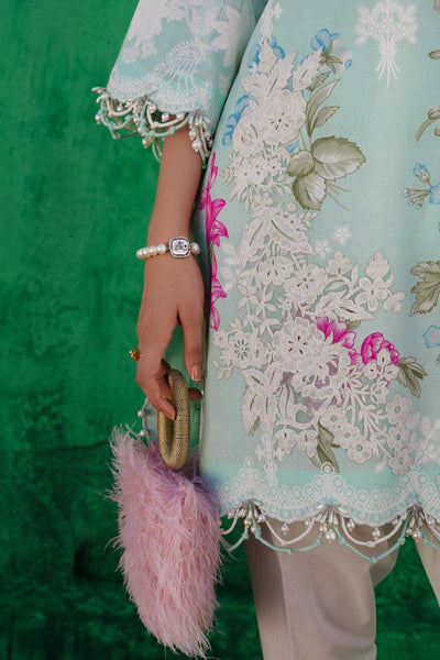 Sana Safinaz | Muzlin Spring 24 | M241-011B-CW -  sana Luxury - Original Designer Dress - House of Maryam