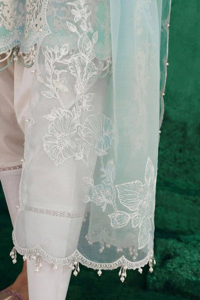 Sana Safinaz | Muzlin Spring 24 | M241-011B-CW -  sana Luxury - Original Designer Dress - House of Maryam