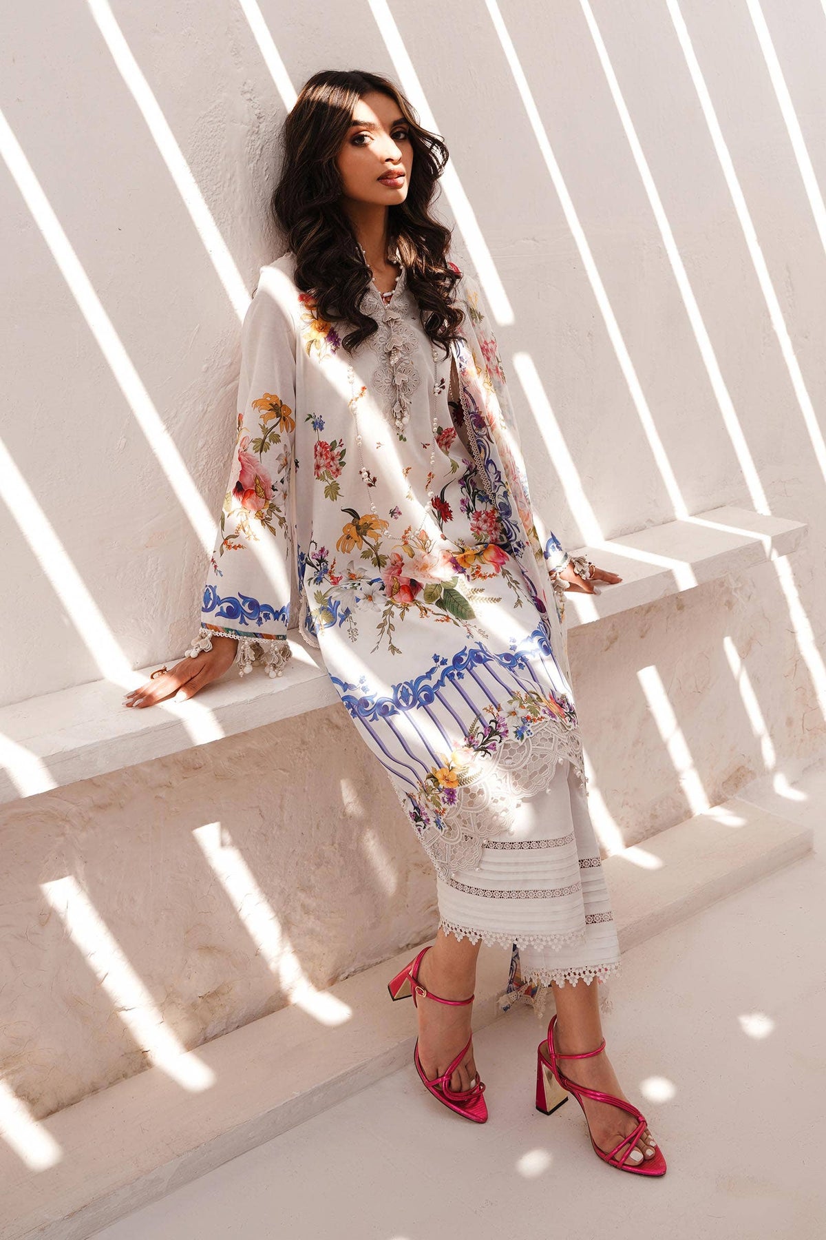 Sana Safinaz | Muzlin Spring 24 | M241-012A-CI -  Sana Safinaz Luxury - Original Designer Dress - House of Maryam