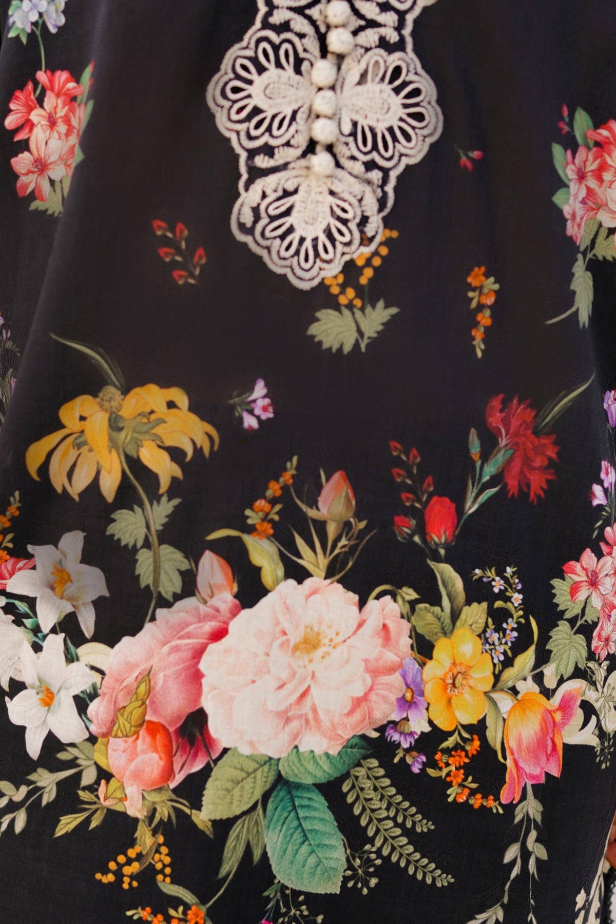 Sana Safinaz | Muzlin Spring 24 | M241-012B-CI -  Sana Safinaz Luxury - Original Designer Dress - House of Maryam