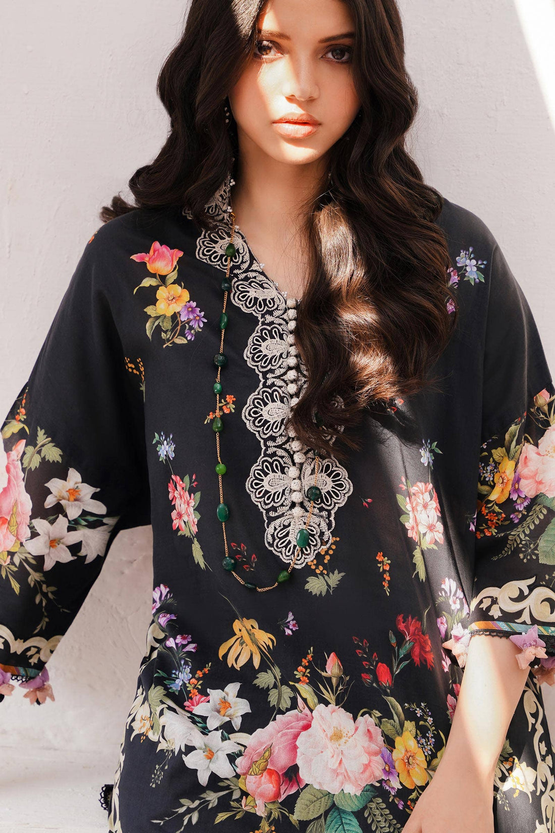 Sana Safinaz | Muzlin Spring 24 | M241-012B-CI -  Sana Safinaz Luxury -  House of Maryam
