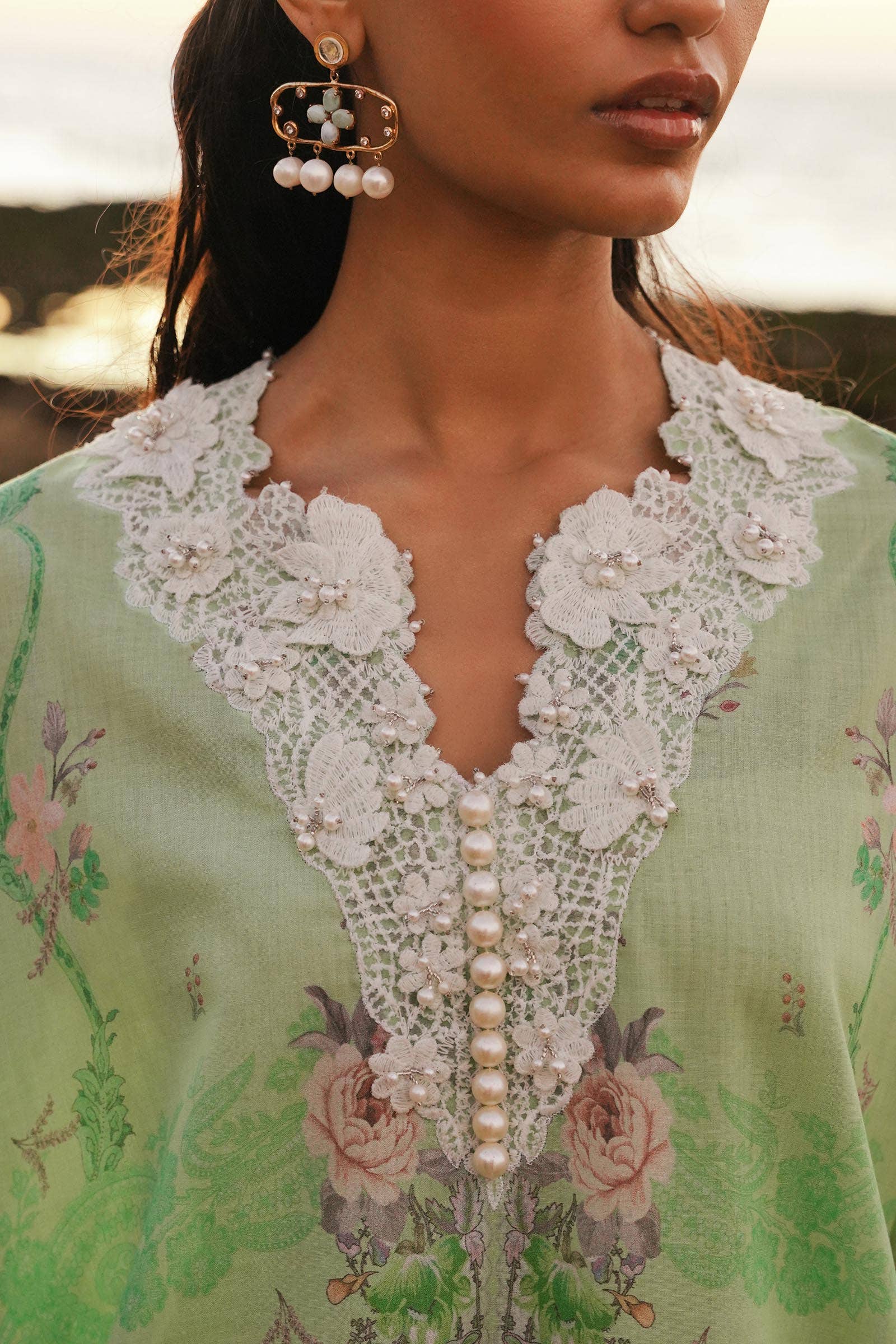 Sana Safinaz | Muzlin Spring 24 | M241-013B-CI -  Sana Safinaz Luxury -  House of Maryam