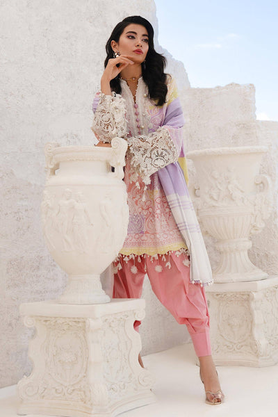 Sana Safinaz | Muzlin Spring 24 | M241-015A-DG -  Sana Safinaz Luxury - Original Designer Dress - House of Maryam