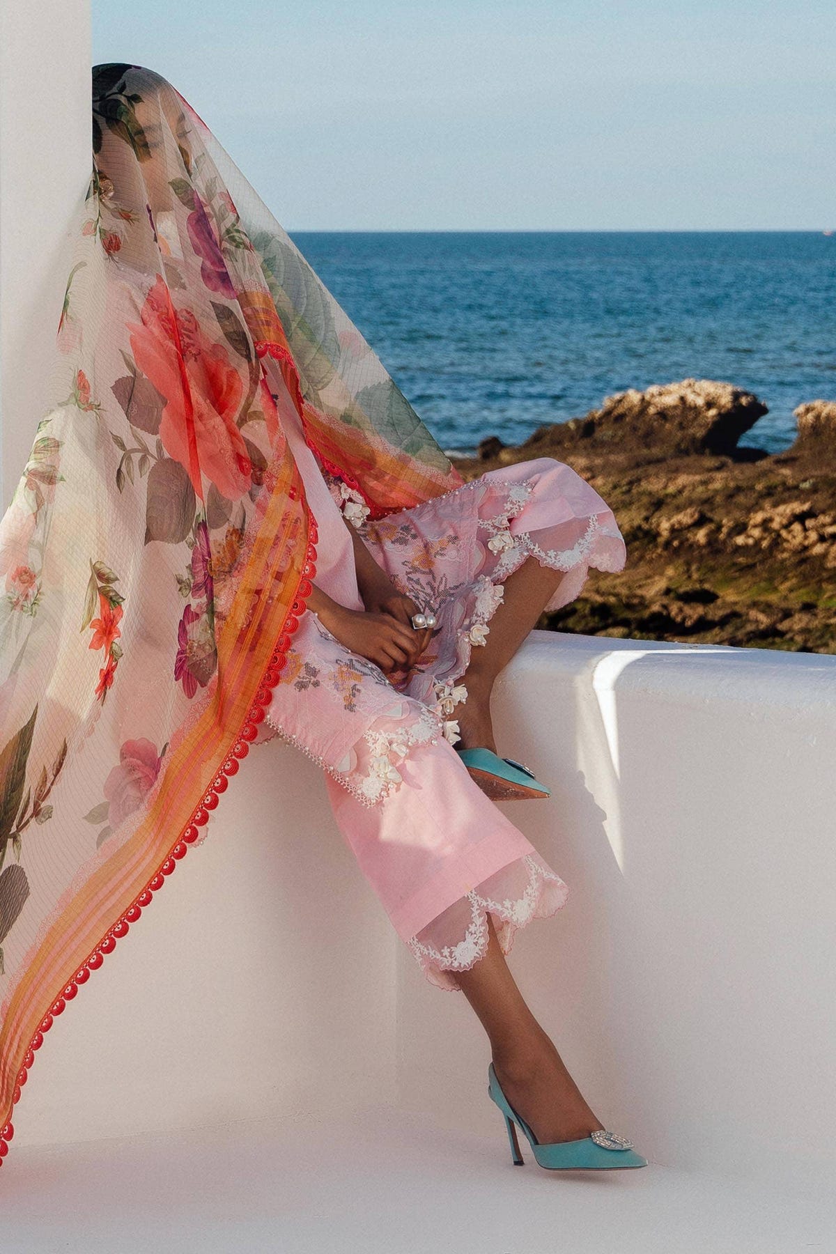 Sana Safinaz | Muzlin Spring 24 | M241-016A-CL -  Sana Safinaz Luxury - Original Designer Dress - House of Maryam