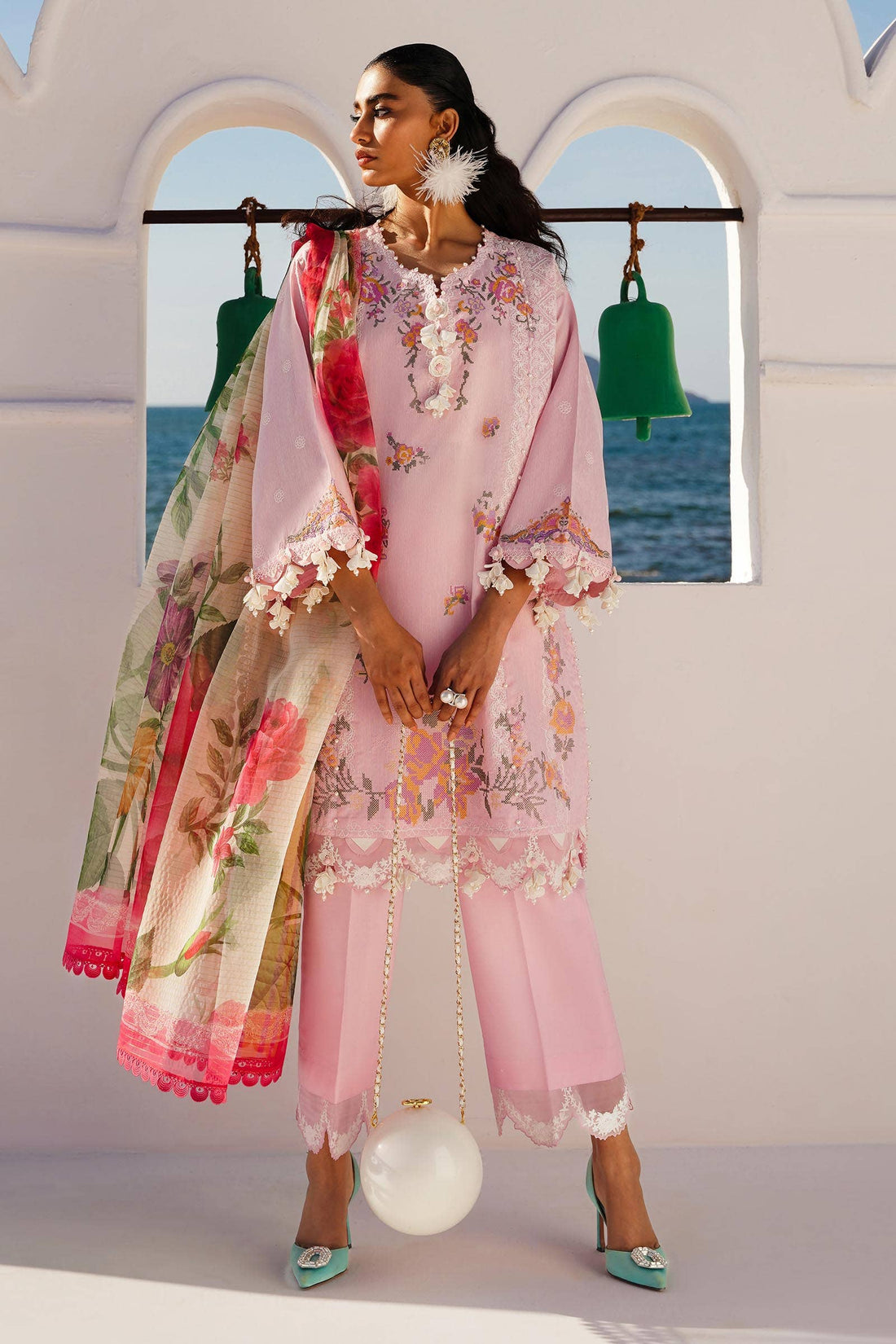 Sana Safinaz | Muzlin Spring 24 | M241-016A-CL -  Sana Safinaz Luxury -  House of Maryam