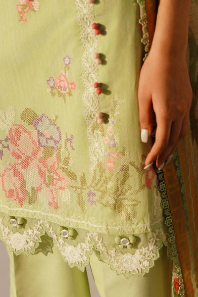 Sana Safinaz | Muzlin Spring 24 | M241-016B-CL -  Sana Safinaz Luxury - Original Designer Dress - House of Maryam