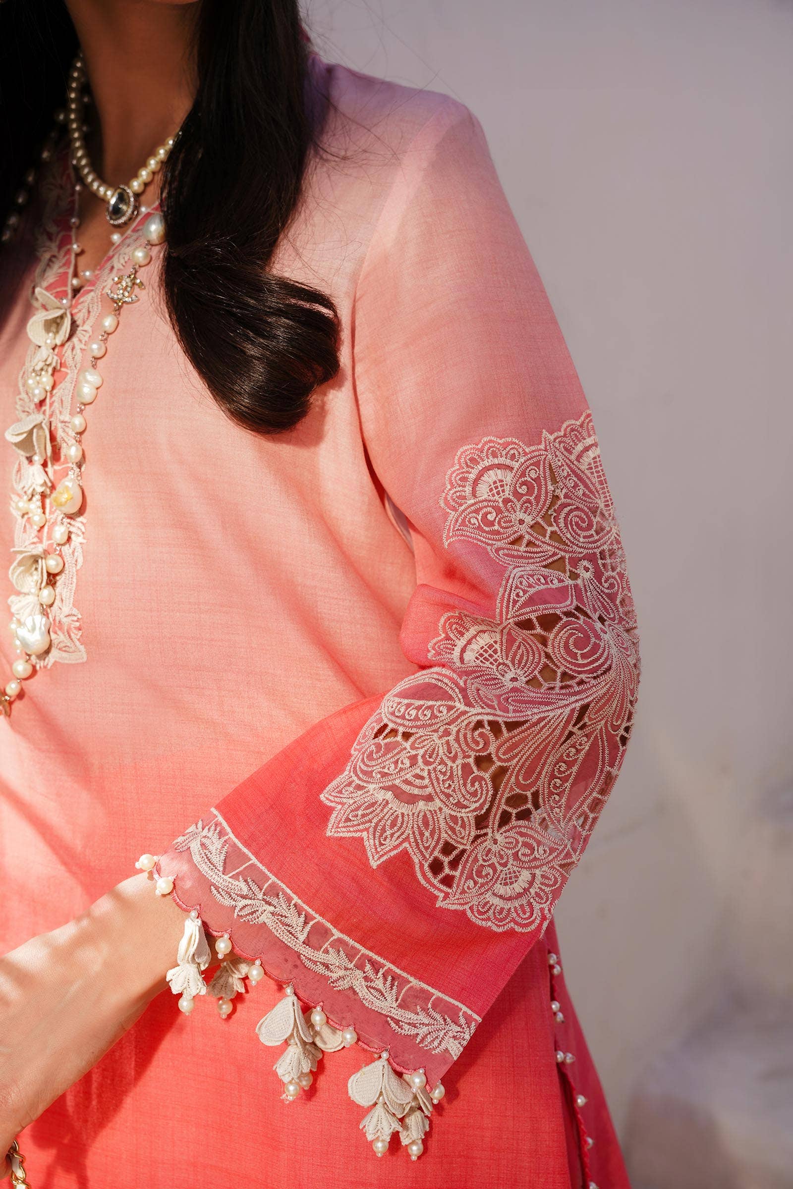 Sana Safinaz | Muzlin Spring 24 | M241-017A-CW -  Sana Safinaz Luxury -  House of Maryam
