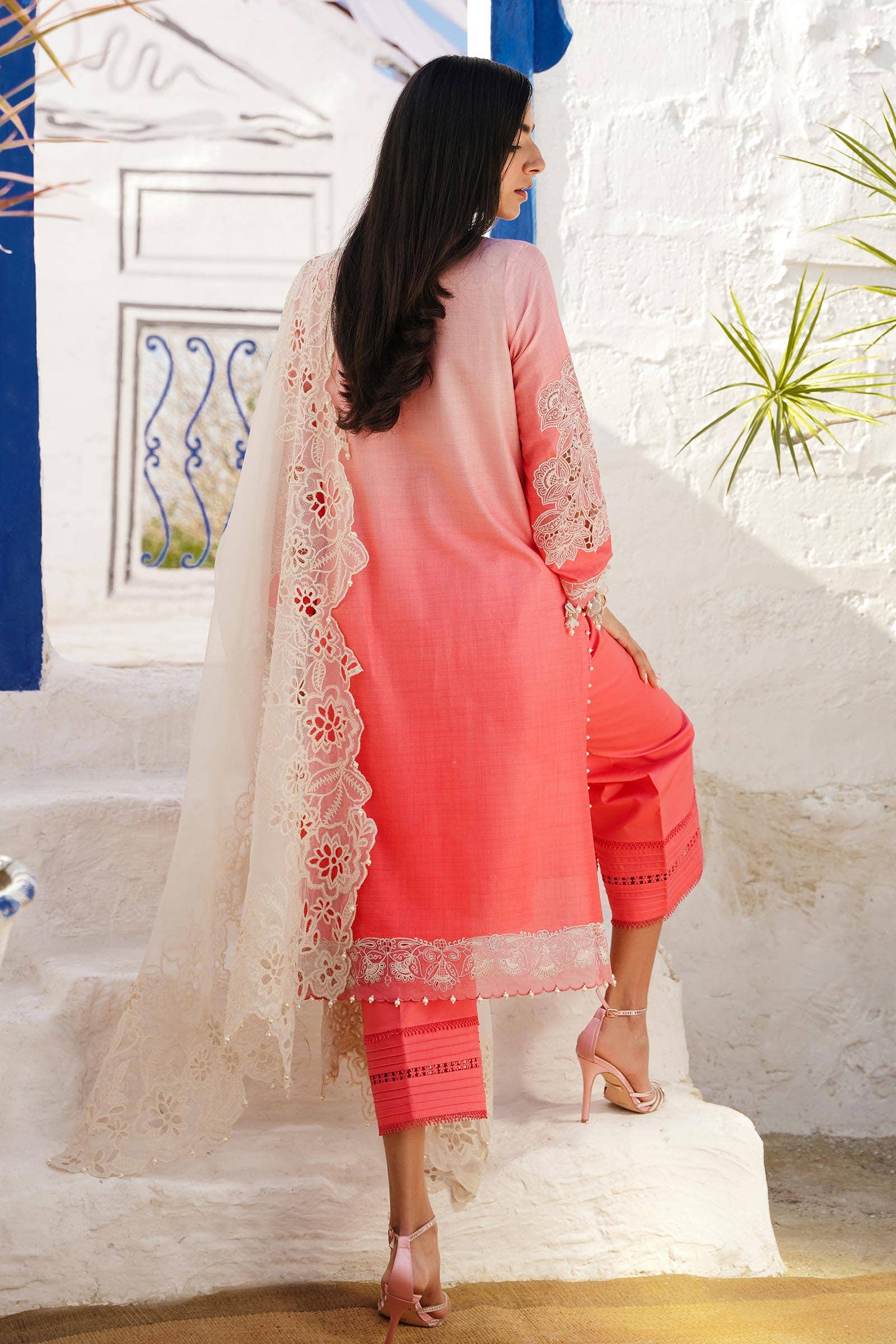 Sana Safinaz | Muzlin Spring 24 | M241-017A-CW -  Sana Safinaz Luxury -  House of Maryam