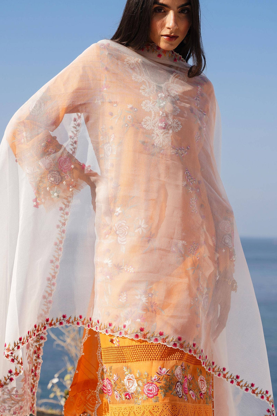 Sana Safinaz | Muzlin Spring 24 | M241-002B-CX -  Sana Safinaz Luxury -  House of Maryam