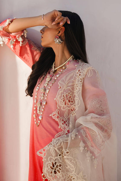 Sana Safinaz | Muzlin Spring 24 | M241-017A-CW -  Sana Safinaz Luxury - Original Designer Dress - House of Maryam