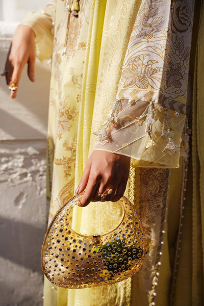 Sana Safinaz | Muzlin Spring 24 | M241-018A-CM -  Sana Safinaz Luxury - Original Designer Dress - House of Maryam