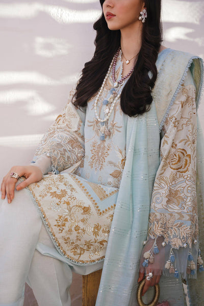 Sana Safinaz | Muzlin Spring 24 | M241-018B-CM -  Sana Safinaz Luxury - Original Designer Dress - House of Maryam