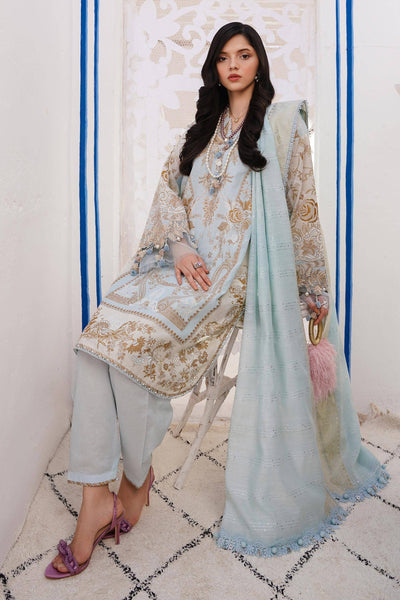 Sana Safinaz | Muzlin Spring 24 | M241-018B-CM -  Sana Safinaz Luxury - Original Designer Dress - House of Maryam