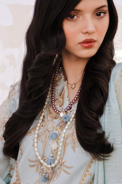 Sana Safinaz | Muzlin Spring 24 | M241-018B-CM -  Sana Safinaz Luxury - Original Designer Dress - House of Maryam