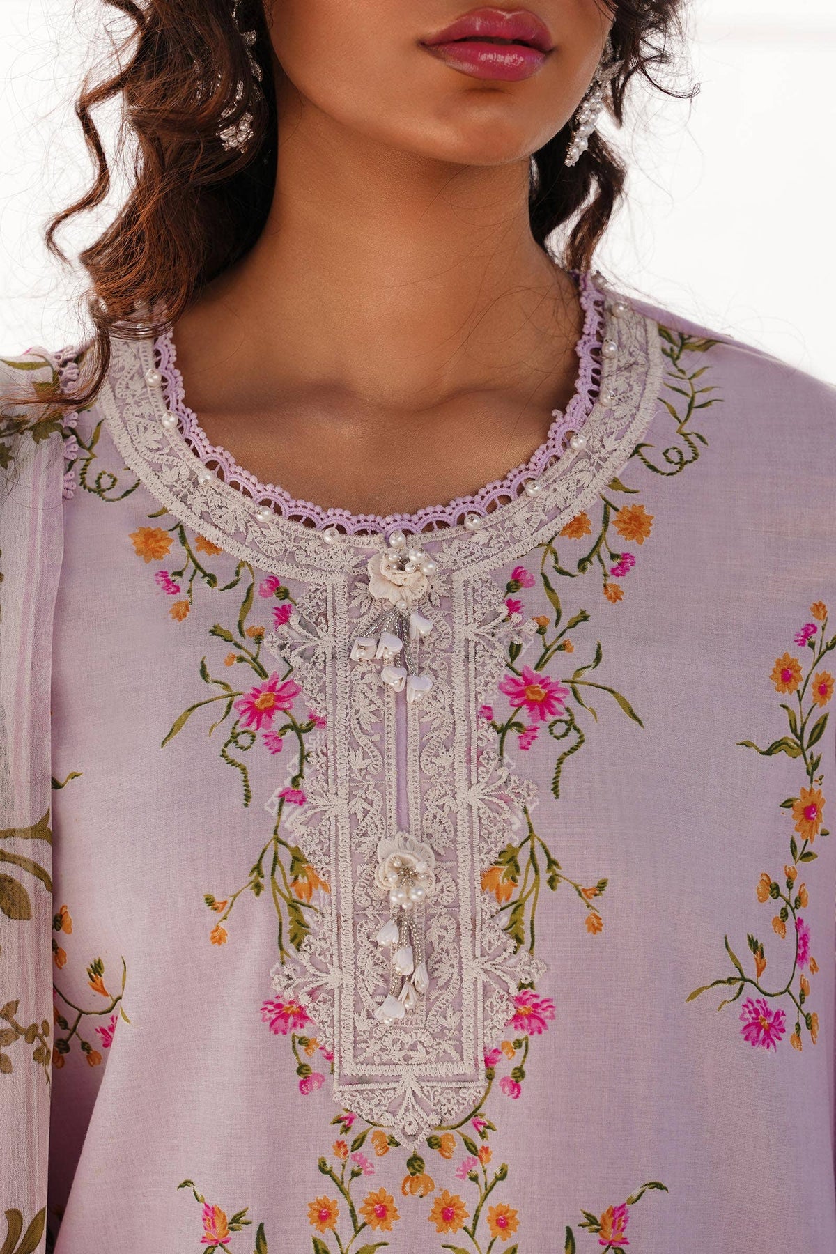 Sana Safinaz | Muzlin Spring 24 | M241-019A-CI -  Sana Safinaz Luxury - Original Designer Dress - House of Maryam