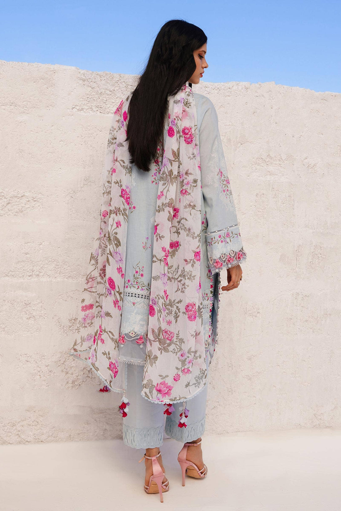 Sana Safinaz | Muzlin Spring 24 | M241-019B-CI -  Sana Safinaz Luxury -  House of Maryam