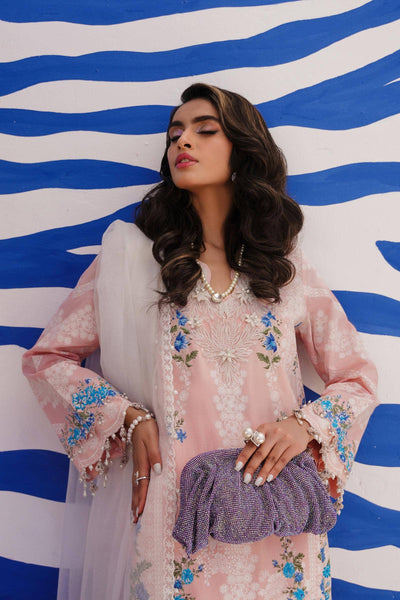 Sana Safinaz | Muzlin Spring 24 | M241-020B-CW -  Sana Safinaz Luxury - Original Designer Dress - House of Maryam