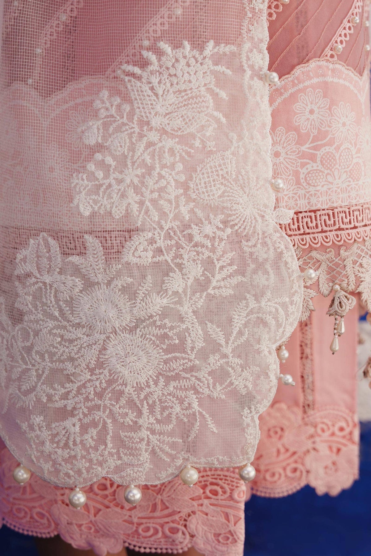 Sana Safinaz | Muzlin Spring 24 | M241-020B-CW -  Sana Safinaz Luxury - Original Designer Dress - House of Maryam