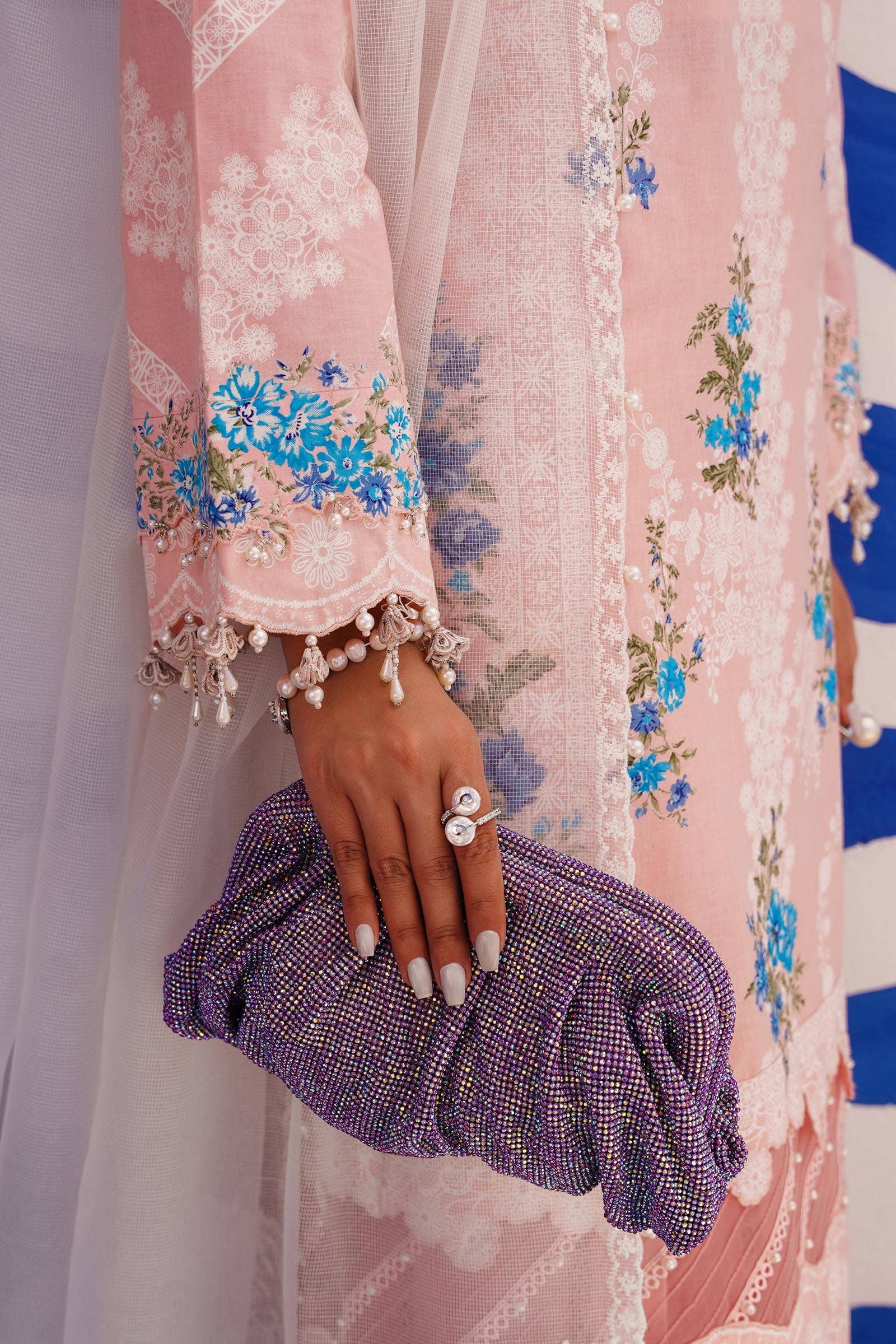 Sana Safinaz | Muzlin Spring 24 | M241-020B-CW -  Sana Safinaz Luxury -  House of Maryam