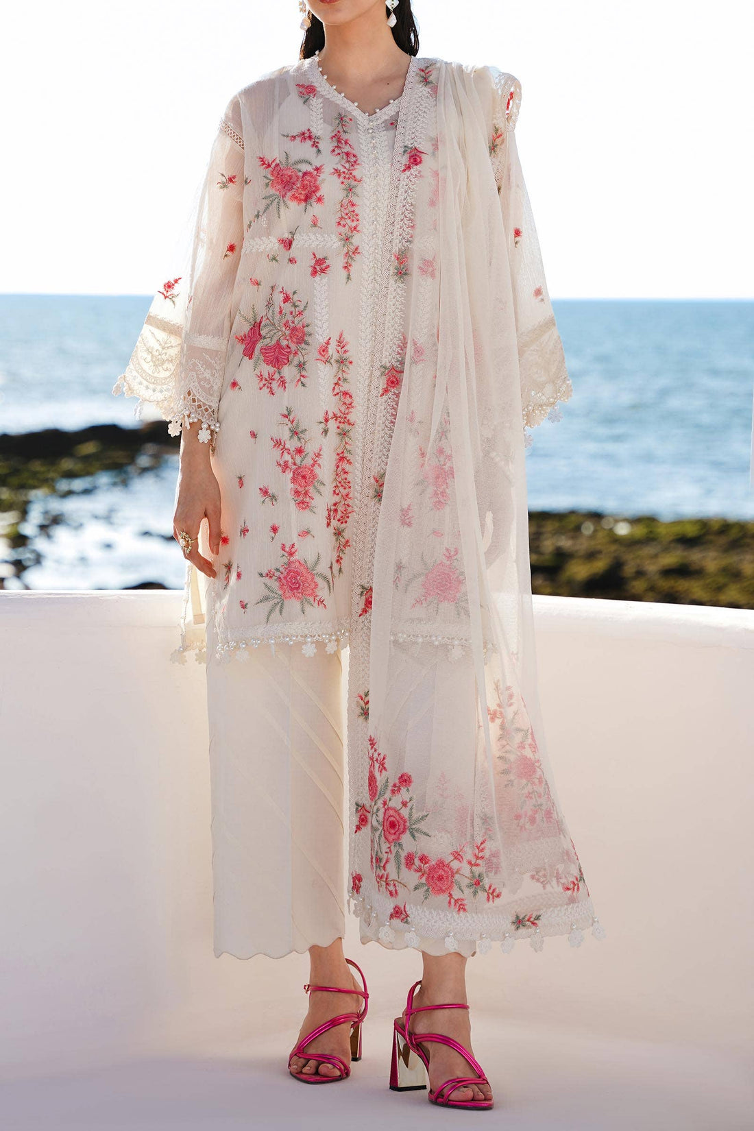 Sana Safinaz | Muzlin Spring 24 | M241-001A-CX -  Sana Safinaz Luxury -  House of Maryam